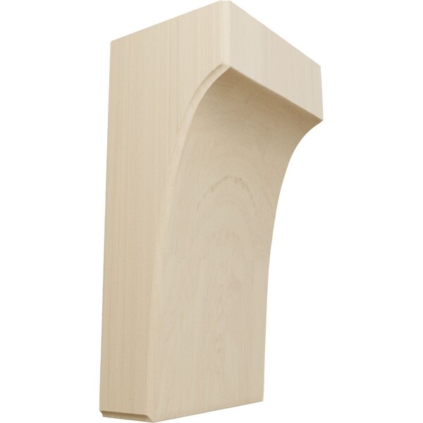 Ekena Millwork 5 1/4"W x 4"D x 10"H Clarksville Bracket, Rubberwood BKTW05X04X10CVRW - main